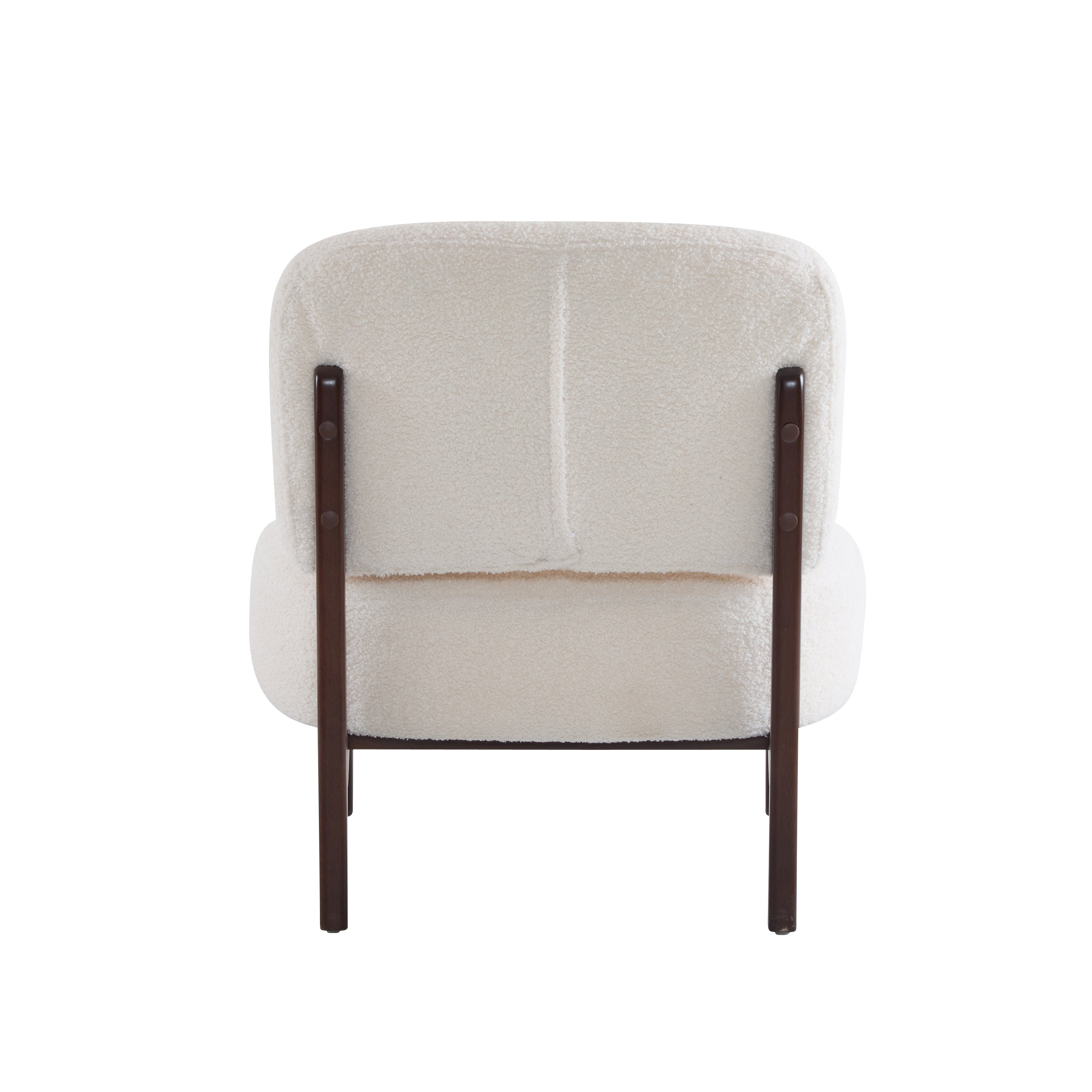 [Set of 2] 25.5' Modern Boucle Lounge Chair with Solid Wood Frame, Soft and Durable Boucle Upholstery, Perfect for Living Room, Bedroom, or Office