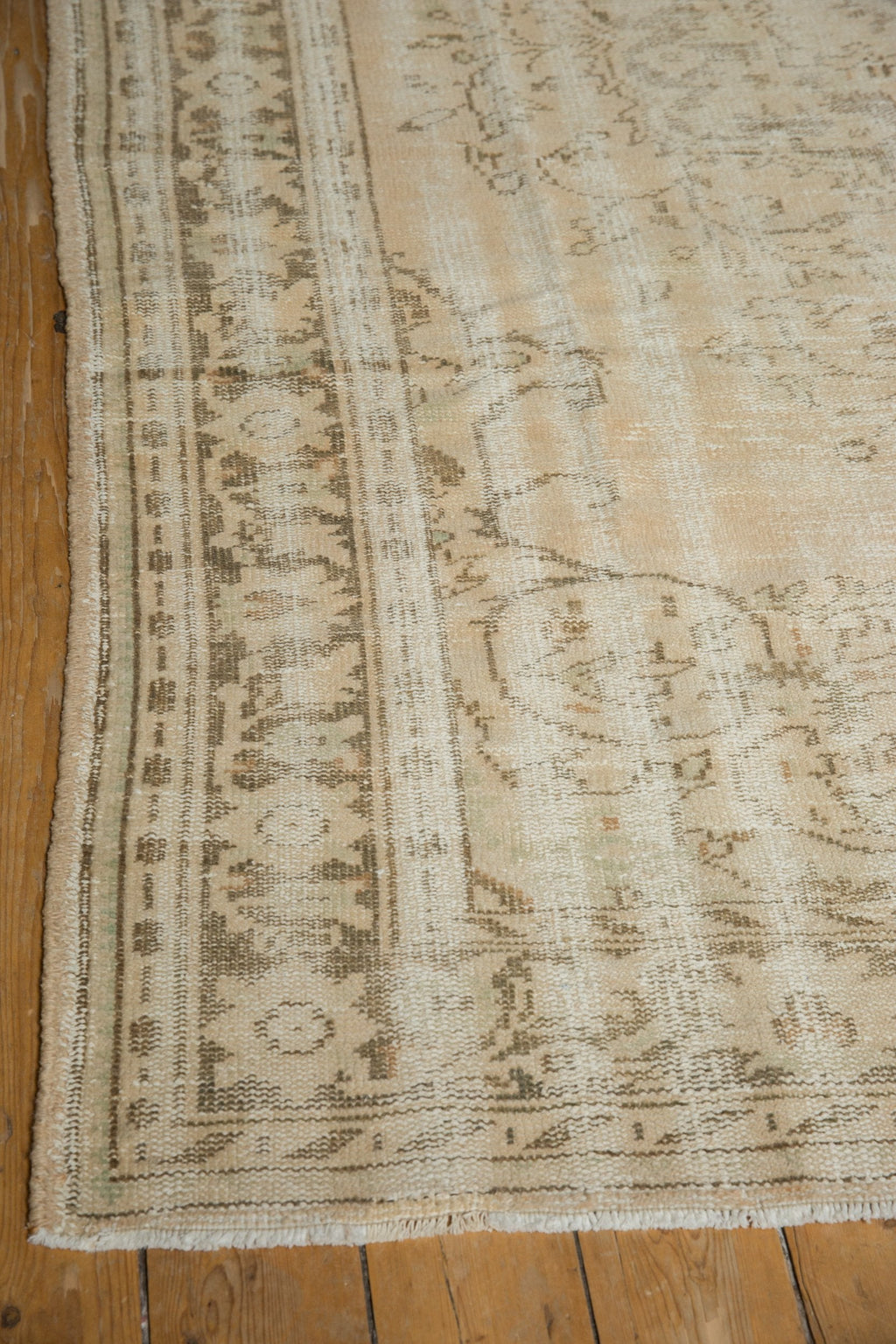 6.5x9.5 Vintage Distressed Oushak Carpet