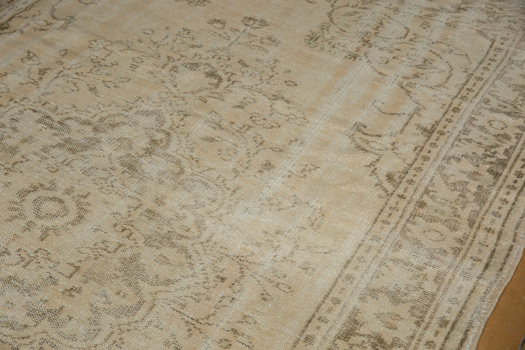 6.5x9.5 Vintage Distressed Oushak Carpet