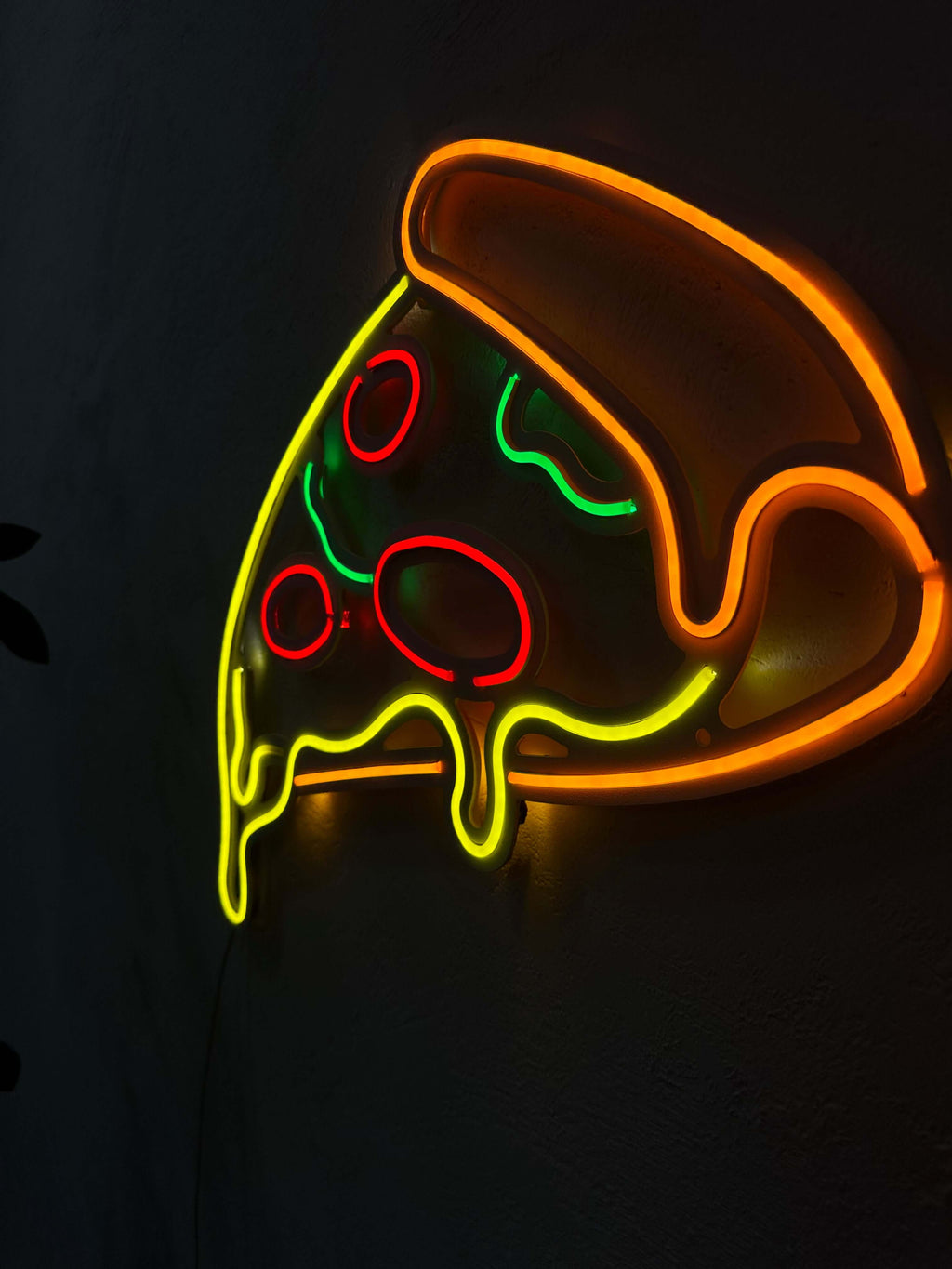 Pizza Neon Metal Sign