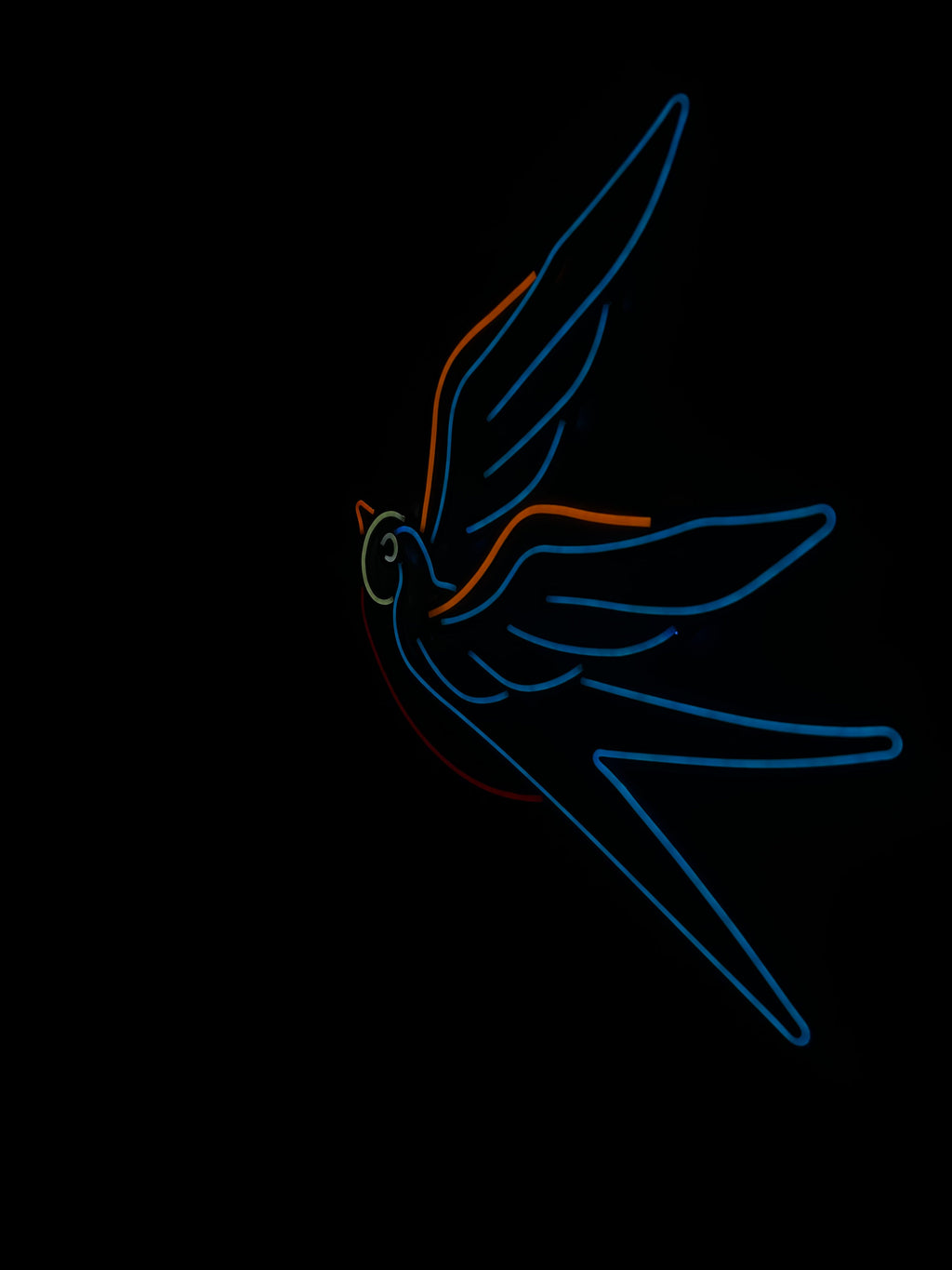 Sparrow Neon Metal Sign