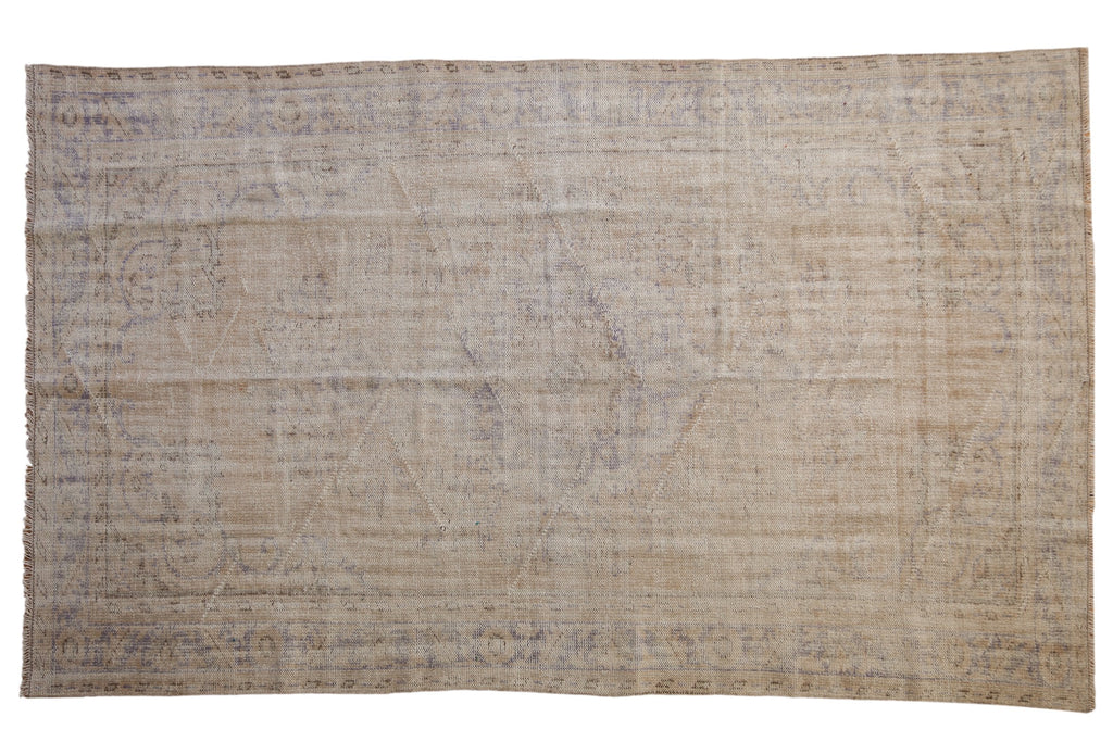 5.5x9.5 Vintage Distressed Oushak Carpet