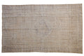 5.5x9.5 Vintage Distressed Oushak Carpet