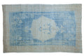5x8 Vintage Distressed Oushak Carpet