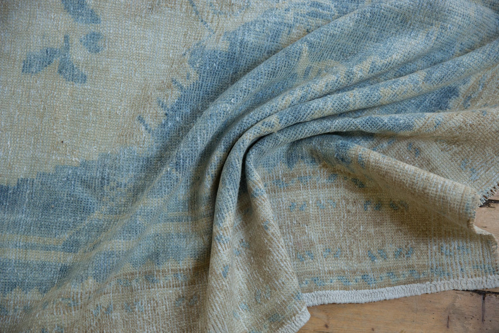 5x8 Vintage Distressed Oushak Carpet