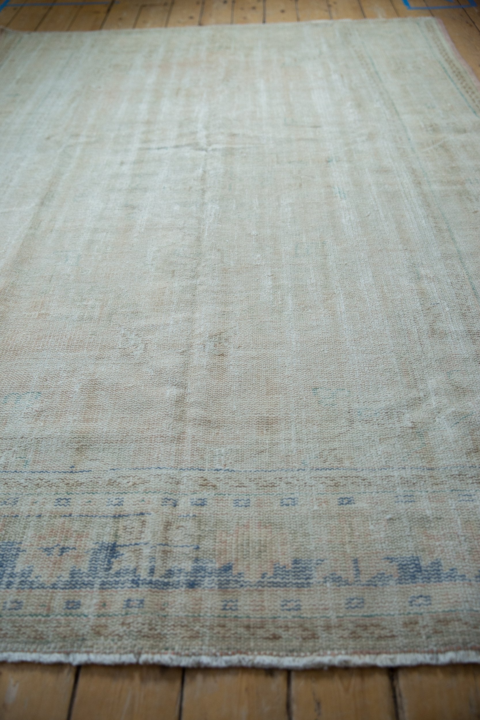 6x8.5 Vintage Distressed Oushak Carpet