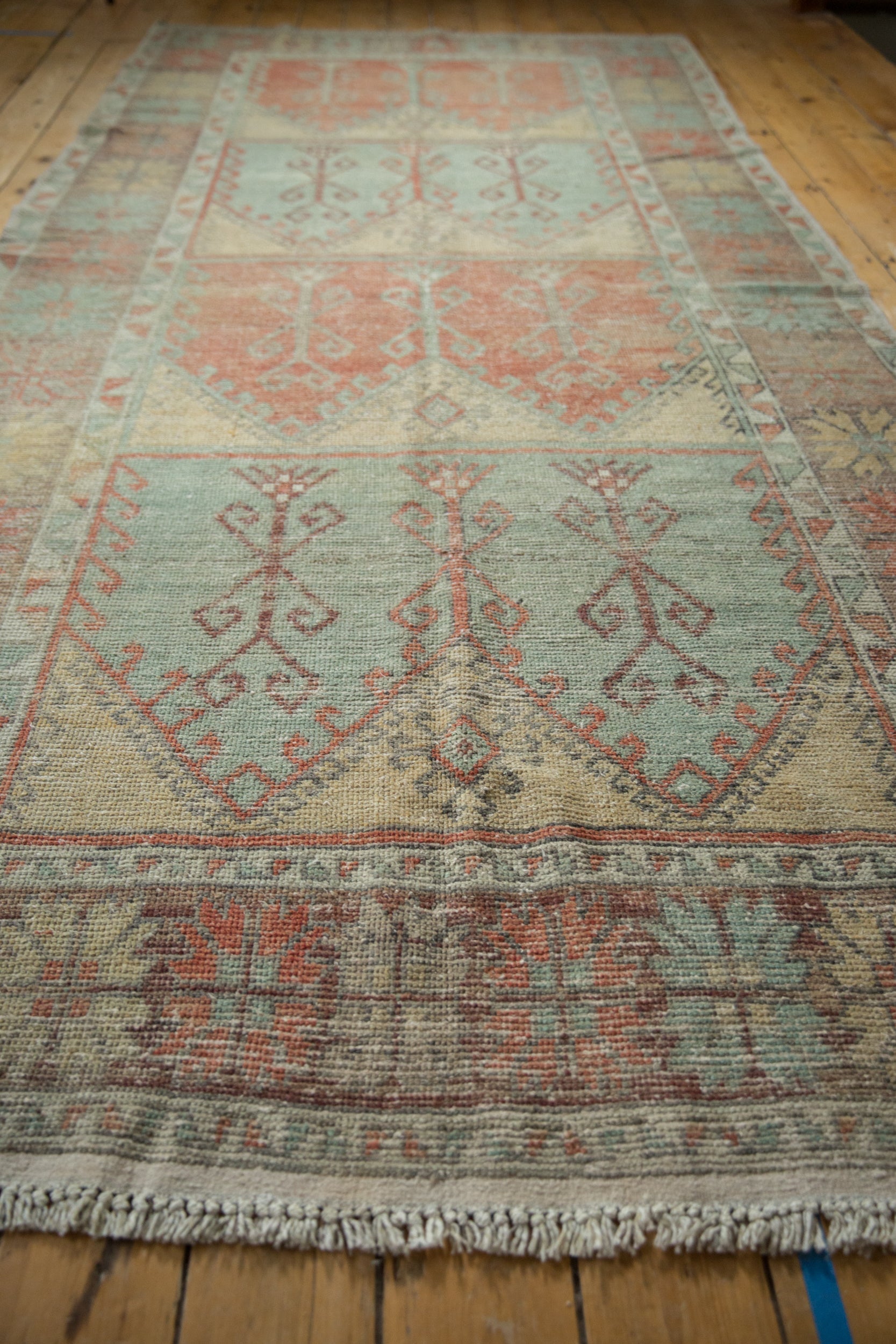 5.5x12 Vintage Distressed Oushak Rug Runner