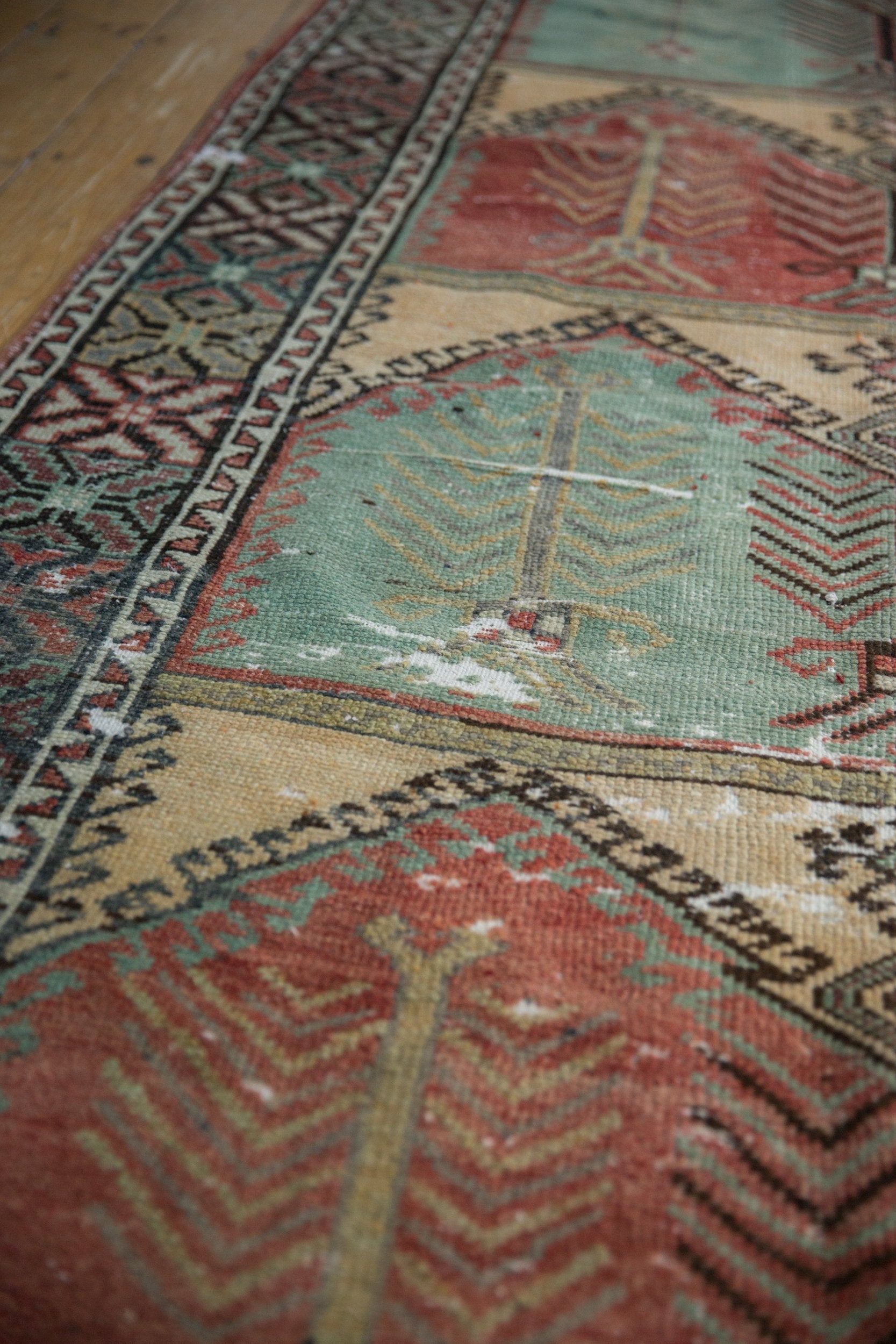 5x12.5 Vintage Distressed Oushak Rug Runner