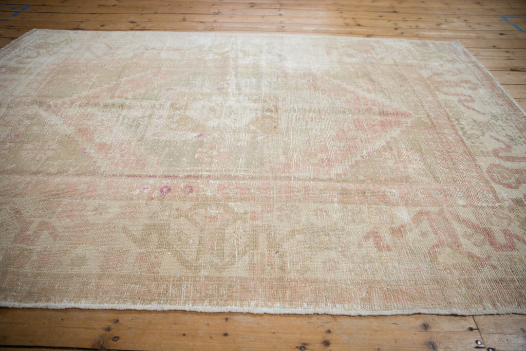 5.5x8.5 Vintage Distressed Oushak Carpet