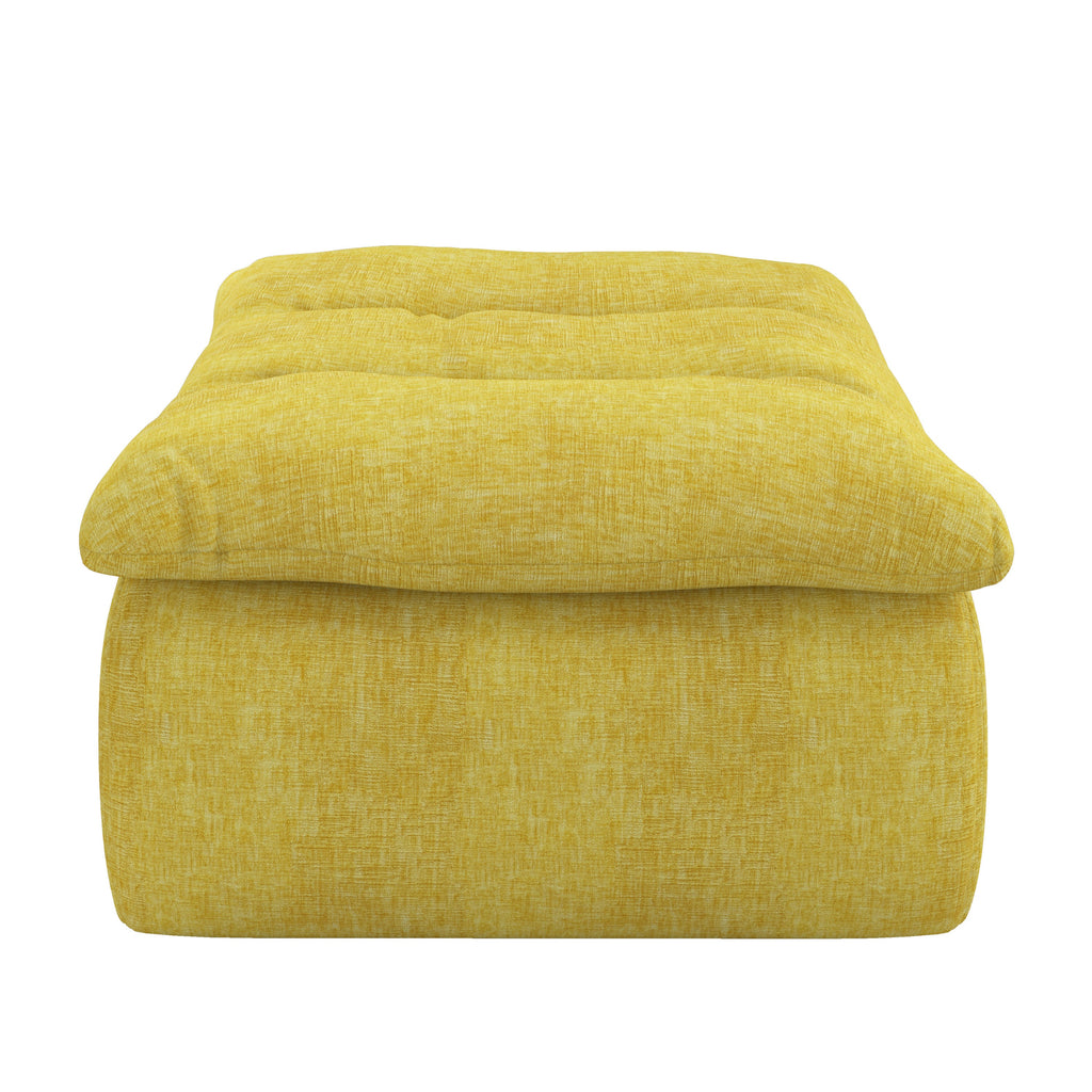 Lazy Floor Sofa,Modern armless and backless sofa chair,Comfy Accent Bean Bag Couch,suitable for living room bedroom office-Yellow