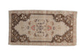 1.5x3 Vintage Distressed Oushak Rug Mat