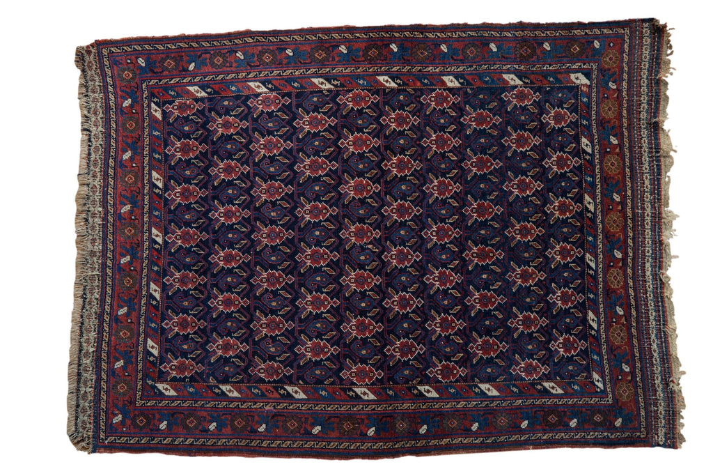 4x5.5 Antique Afshar Rug