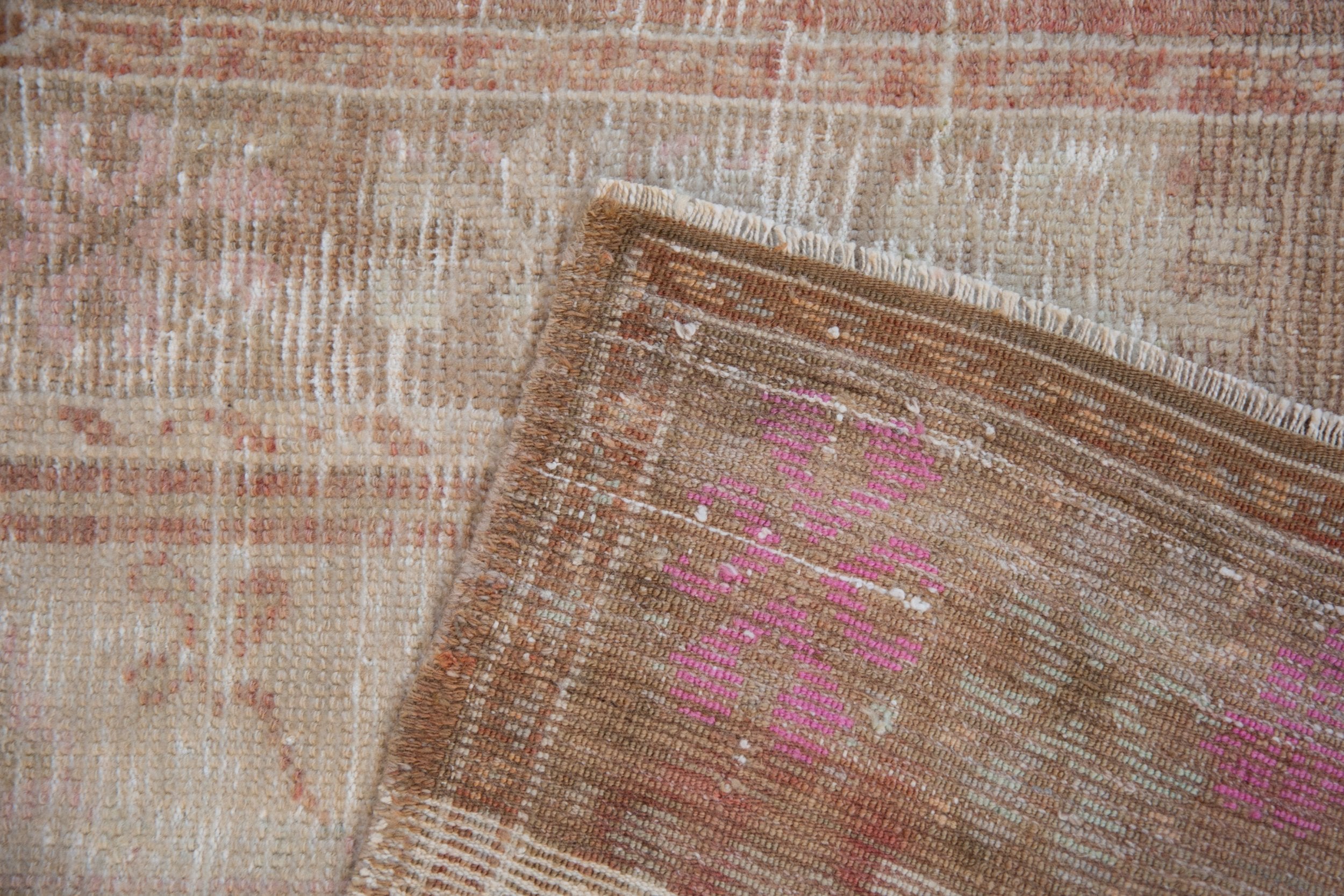 2x3.5 Vintage Distressed Oushak Rug
