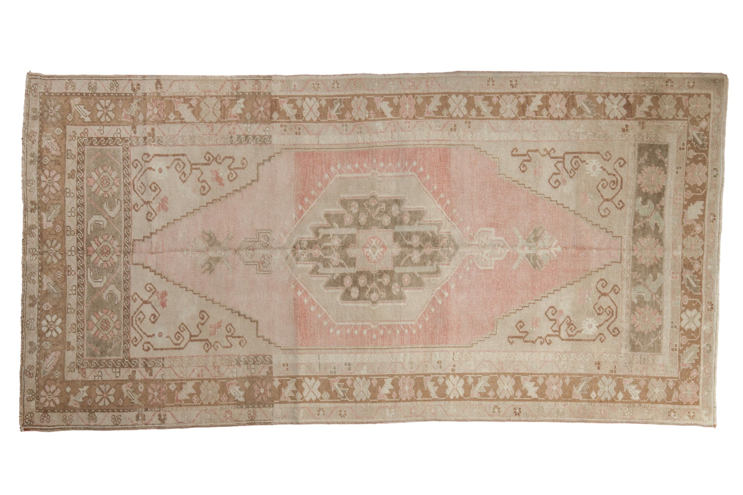4x7.5 Vintage Distressed Oushak Rug