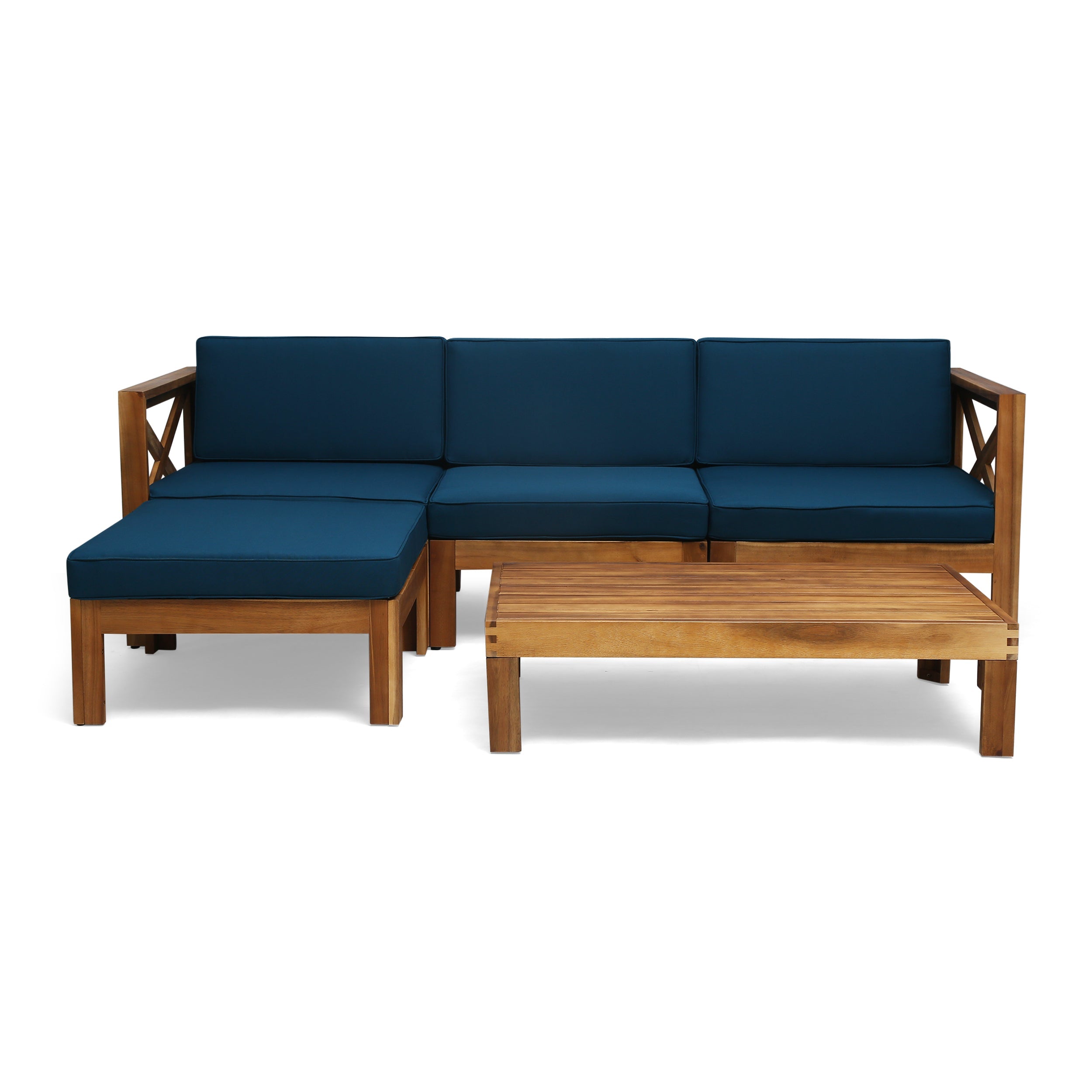 ALCOVE LSHAPE SOFA SET,TEAK
