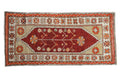 2.5x5.5 Vintage Distressed Oushak Rug Runner