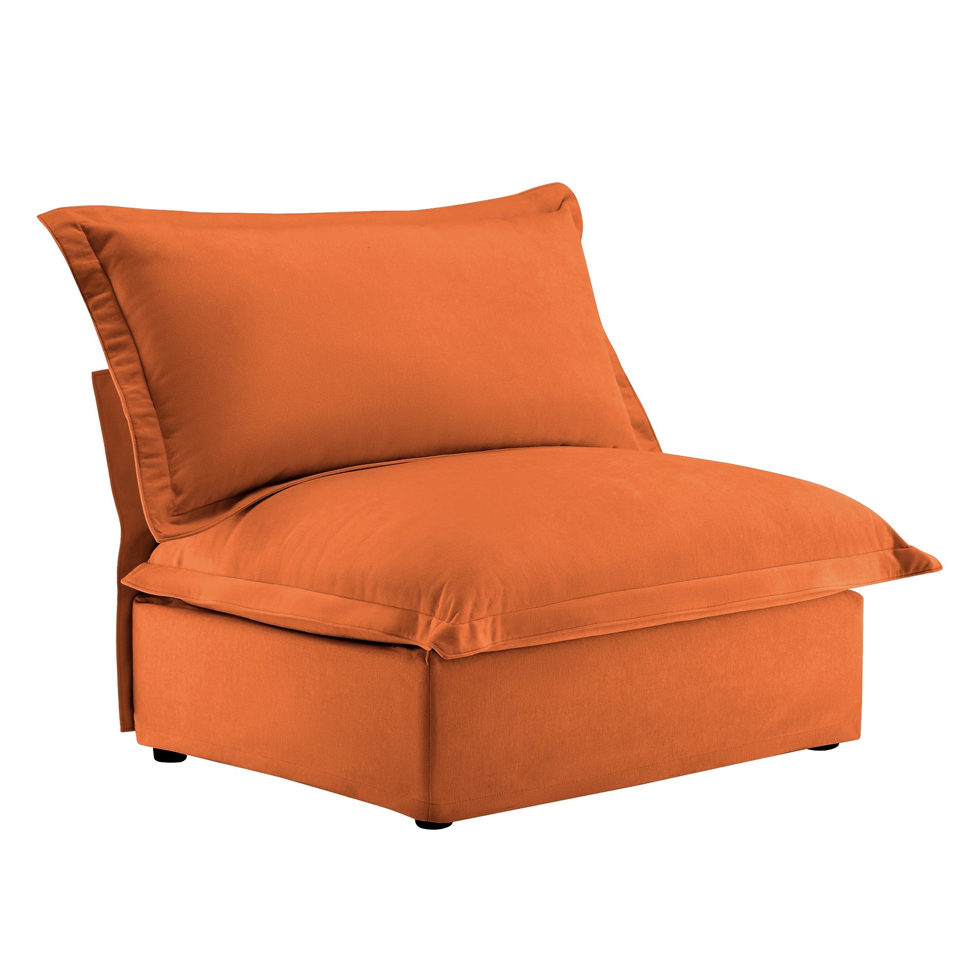 Koala Armless Sofa - Orange