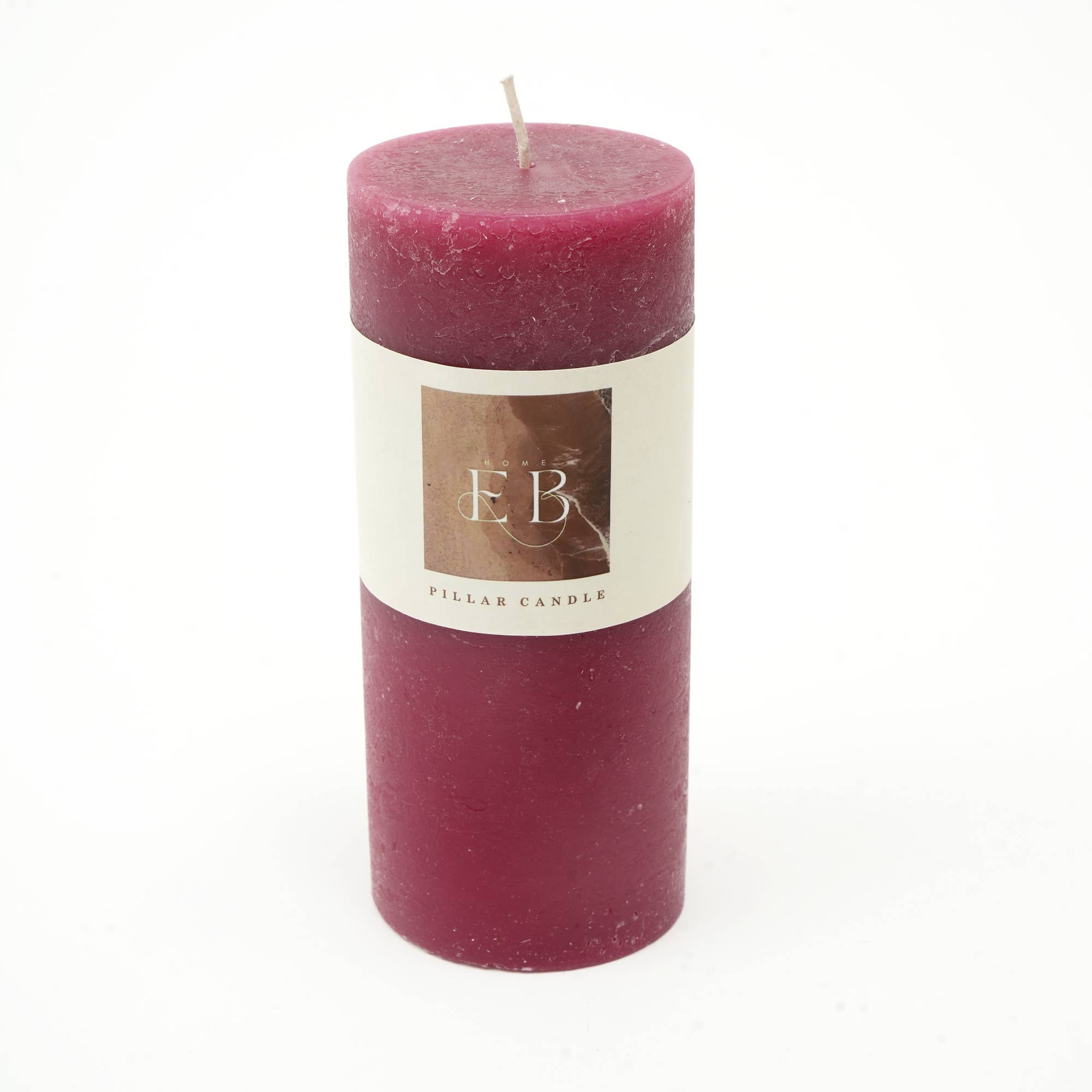 Rustic Pillar Candle (3' x 7')  Elegant & Long-Lasting Wax Candle for Home Décor  Warm Glow for Relaxation, Celebrations & Everyday Use  Perfect for Centerpieces, Lanterns & Gifting