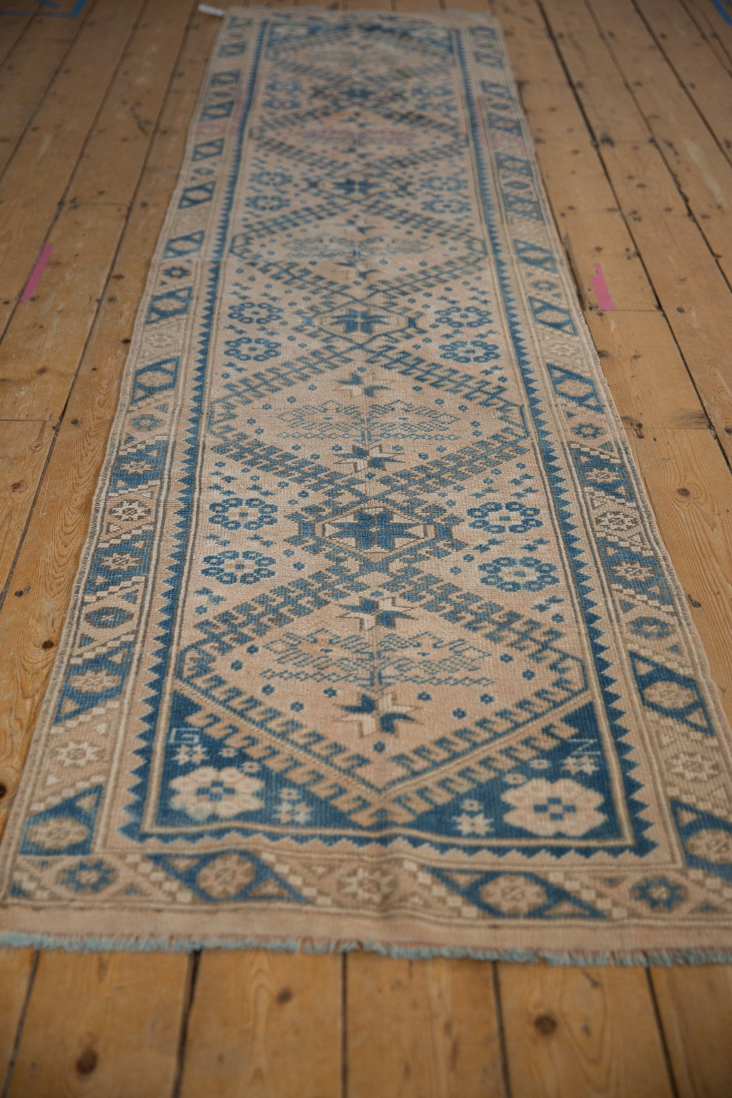2.5x10.5 Vintage Distressed Melas Rug Runner