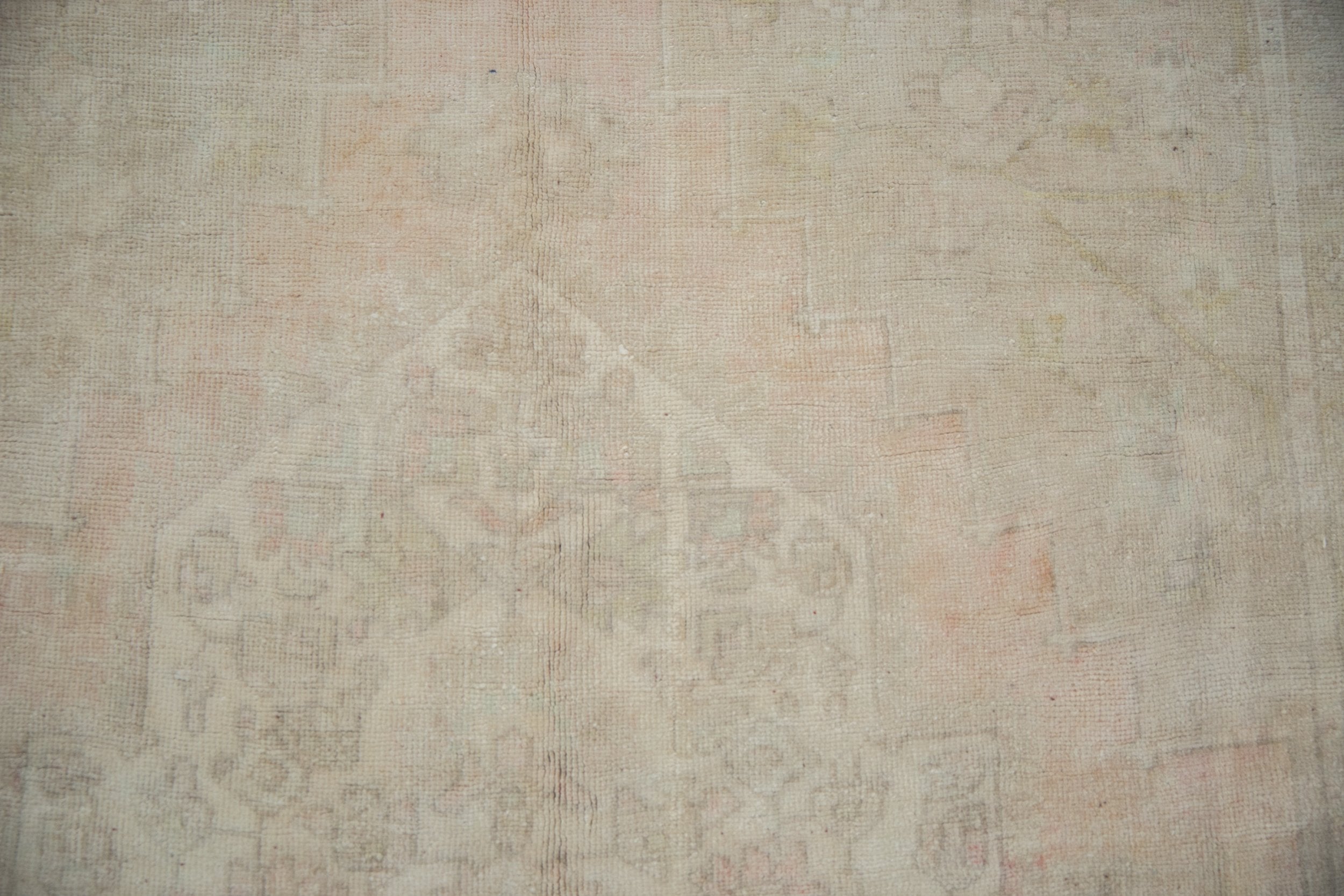 6x9.5 Vintage Distressed Oushak Carpet