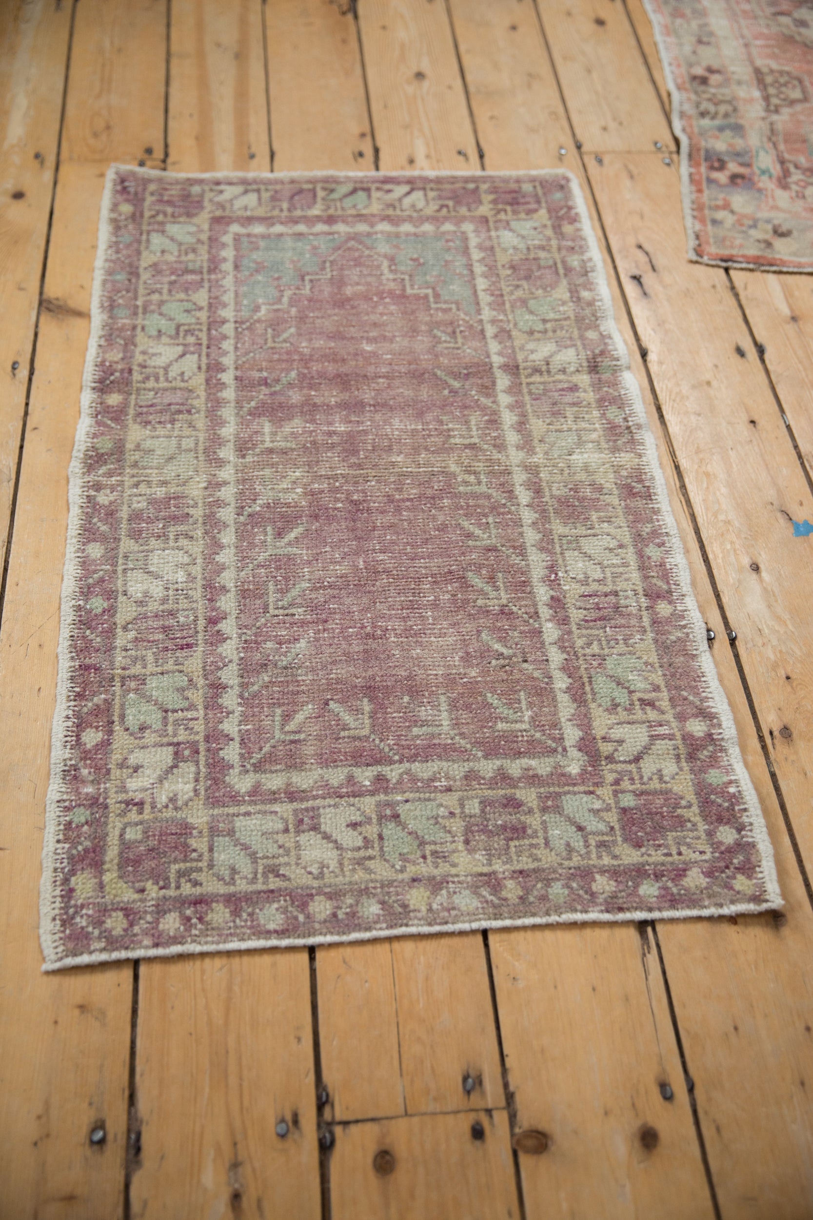 2x3.5 Vintage Distressed Oushak Rug