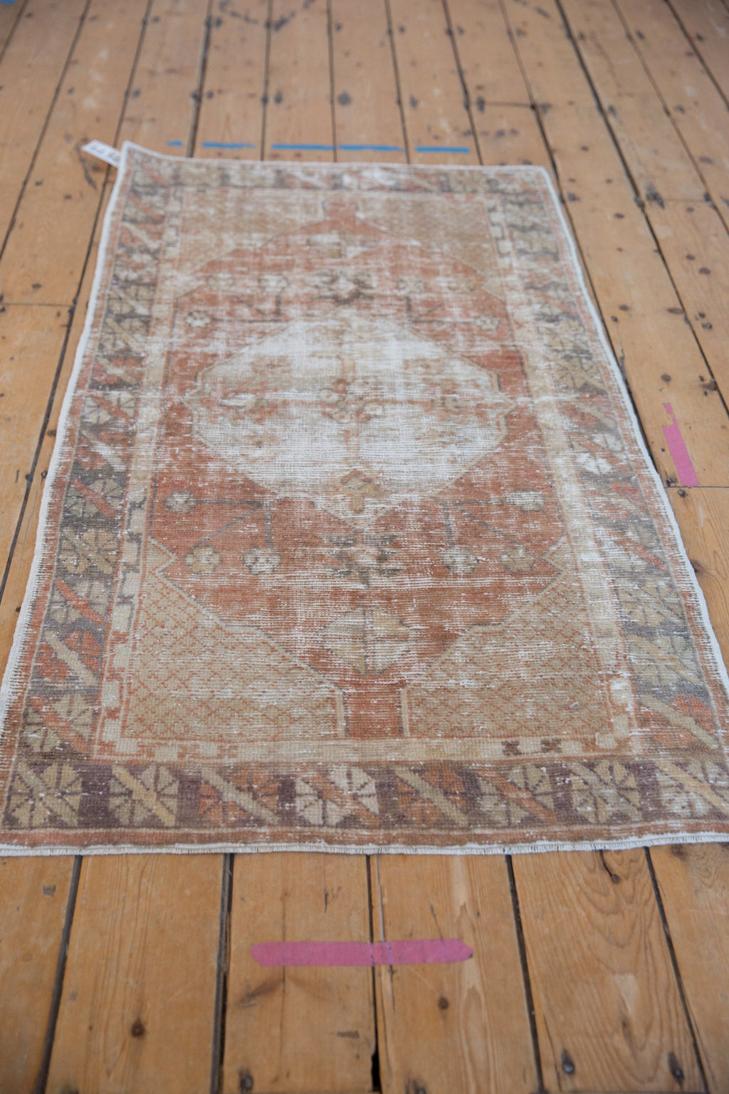 2.5x5 Vintage Distressed Oushak Rug Runner
