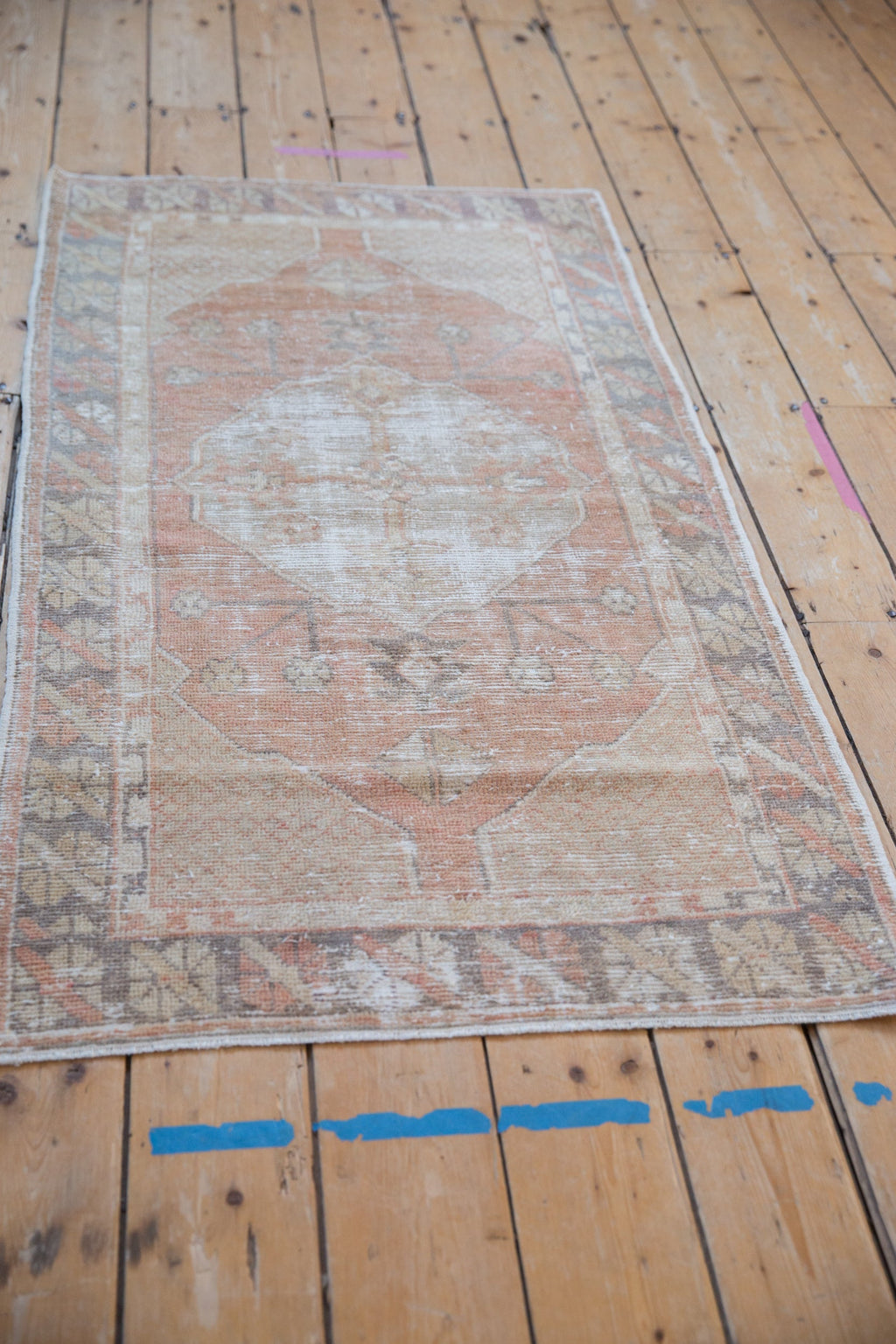 2.5x5 Vintage Distressed Oushak Rug Runner