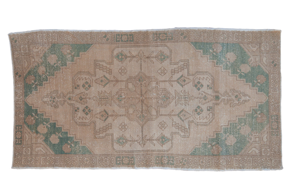 4x8 Vintage Distressed Oushak Rug Runner