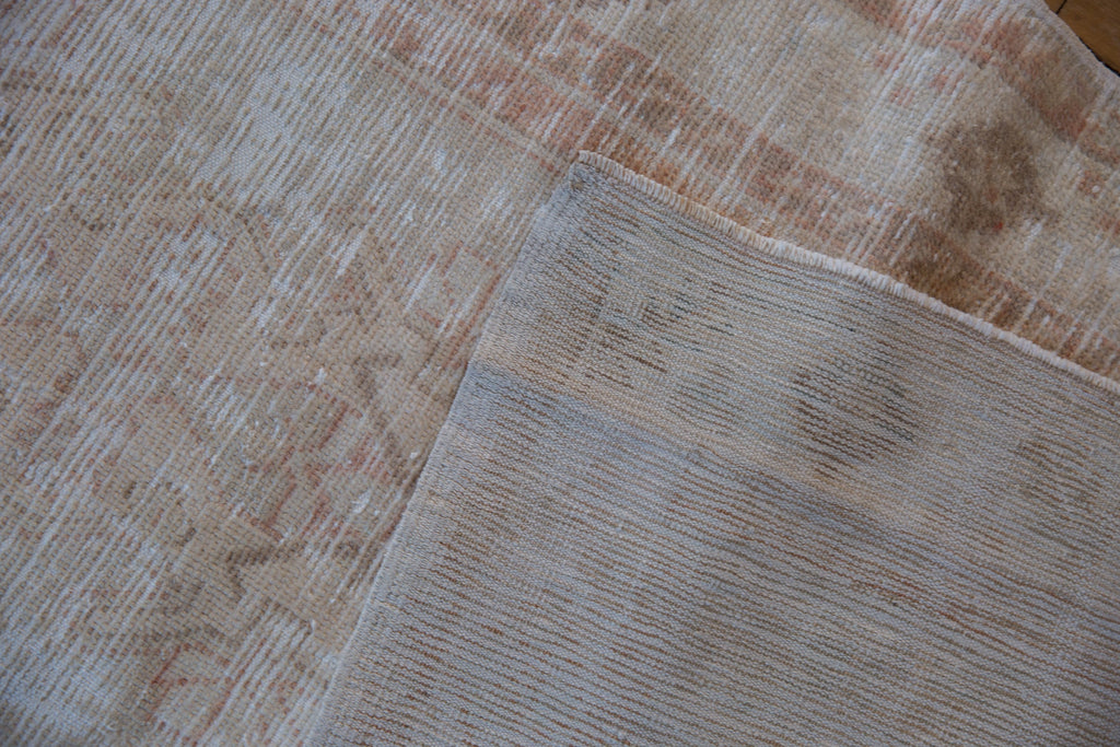 2.5x5.5 Vintage Distressed Oushak Rug Runner