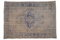 6.5x9.5 Vintage Distressed Oushak Carpet
