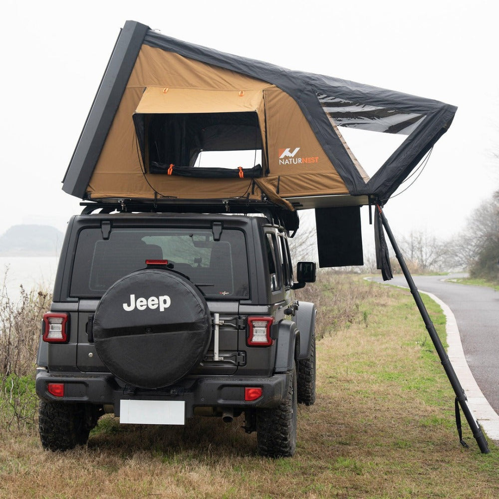 Naturnest Sirius 2 Premium 2XL 3-Person Clamshell Roof Top Tent (SAK91382)