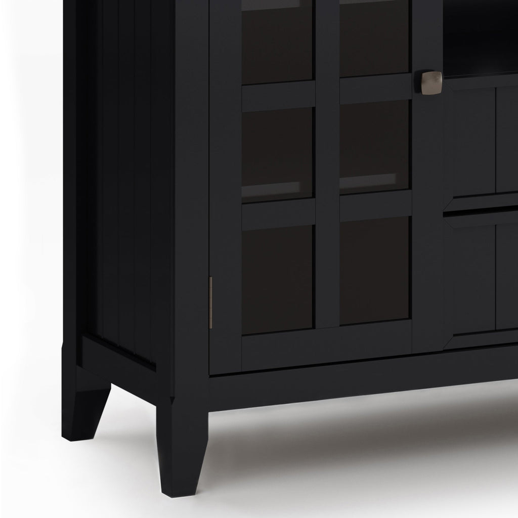 Acadian - Tall TV Media Stand - Black