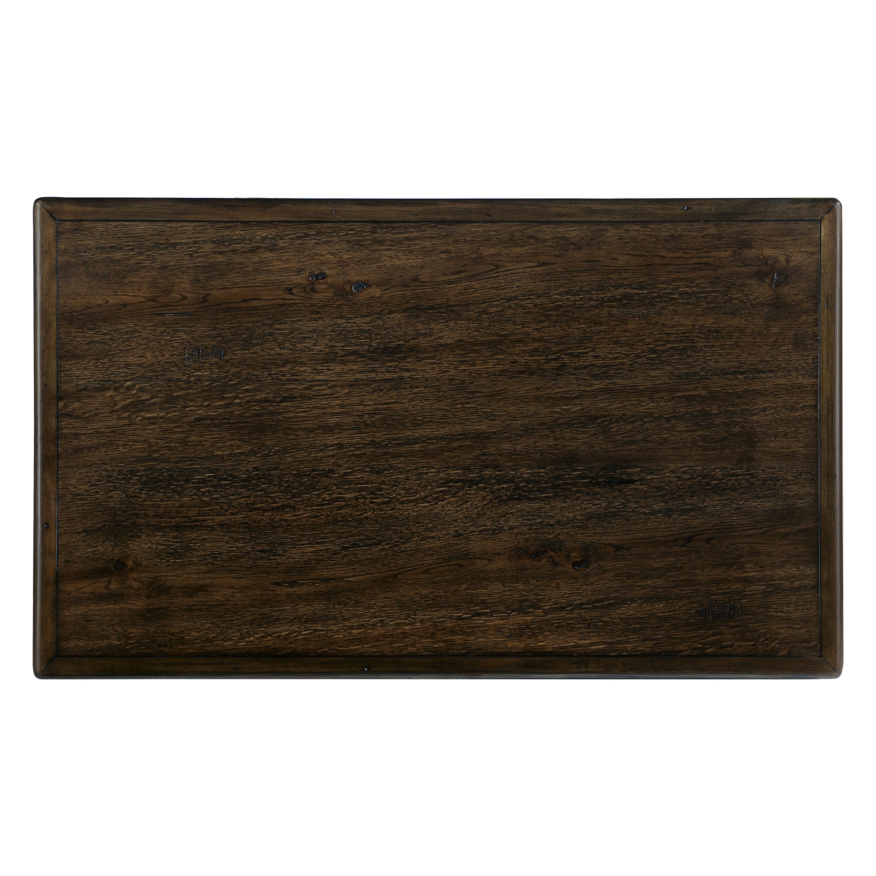 Solid Wood Rectangle Coffee Table for Living Room, 40-Inch Antique Coffee Table with 4 Drawers, Wood Center Table Tea Table with Rivet Decoration Legs.Easy Assembly, Espresso