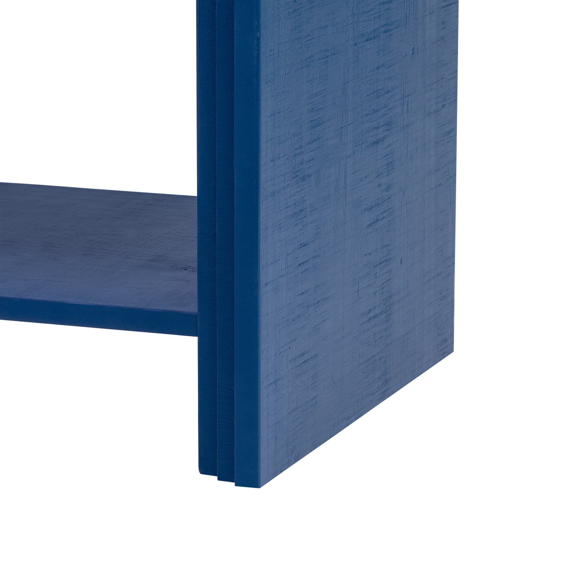 U_Style Versatile console table with Woven Wood Slats and Solid Wood Veneer,Suitable for Entryway, Hallway, Living Room,Foyer,Corridor