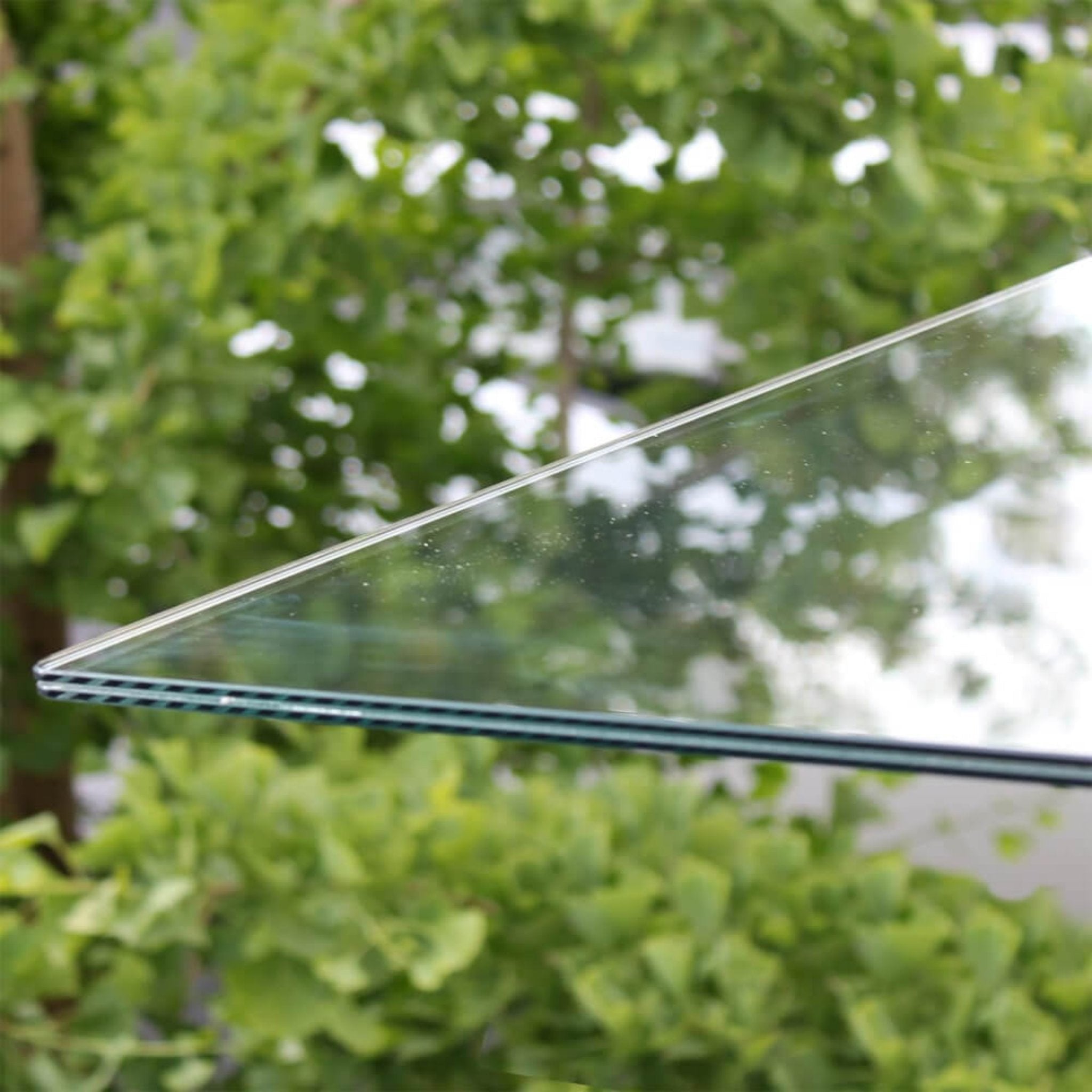 Advaning GA Series Clear Construction-Grade Tempered Glass Awning With Single Clamp (DA5535-DA6339) (SAK92613)