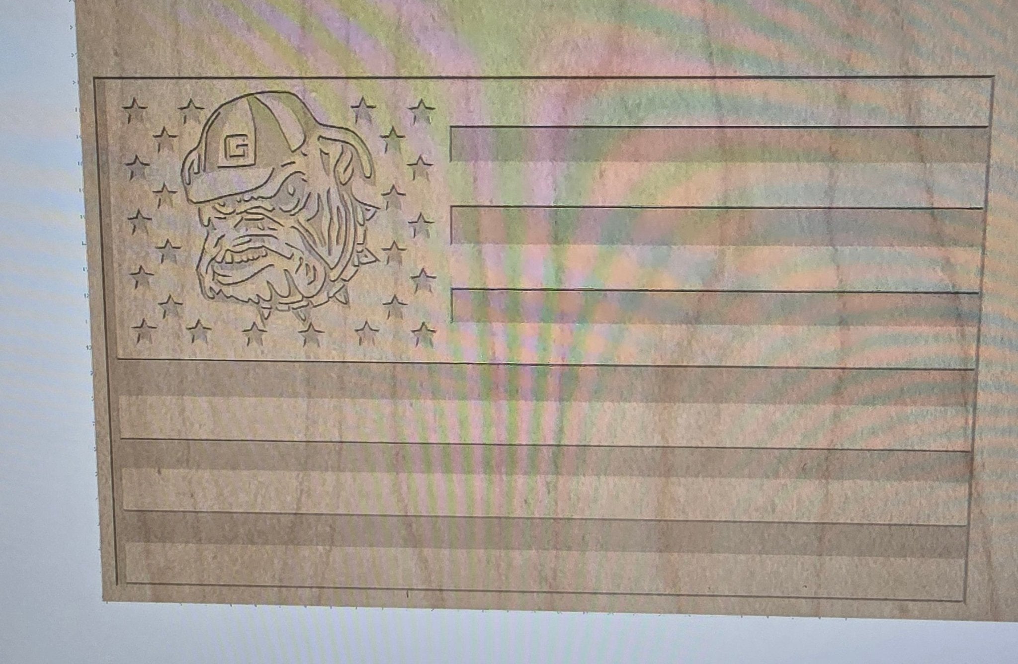 Sports team American Flag