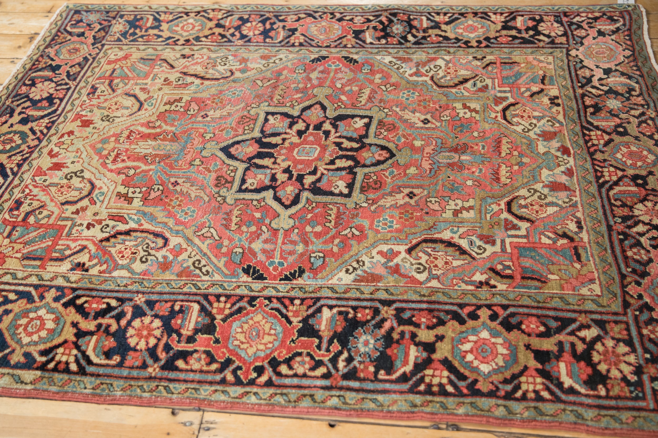 4.5x6 Vintage Heriz Rug