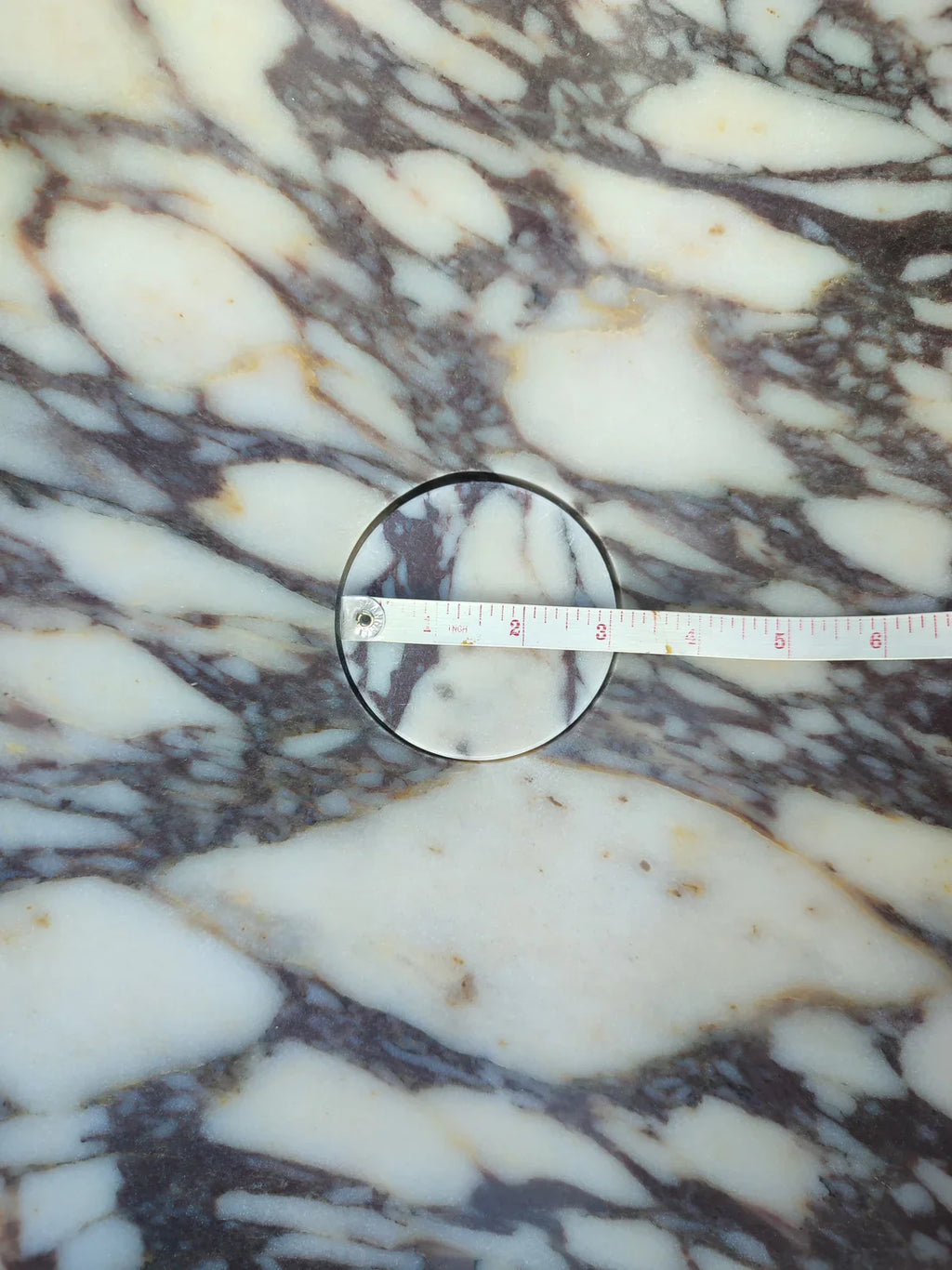 Calacatta Viola Marble Oval Shape Above Vanity Bathroom Sink (W)18" (L)14" (H)5"