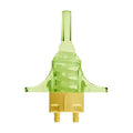 Caulking Nozzle, Yellow Back- Low Output, 2 LB/MIN