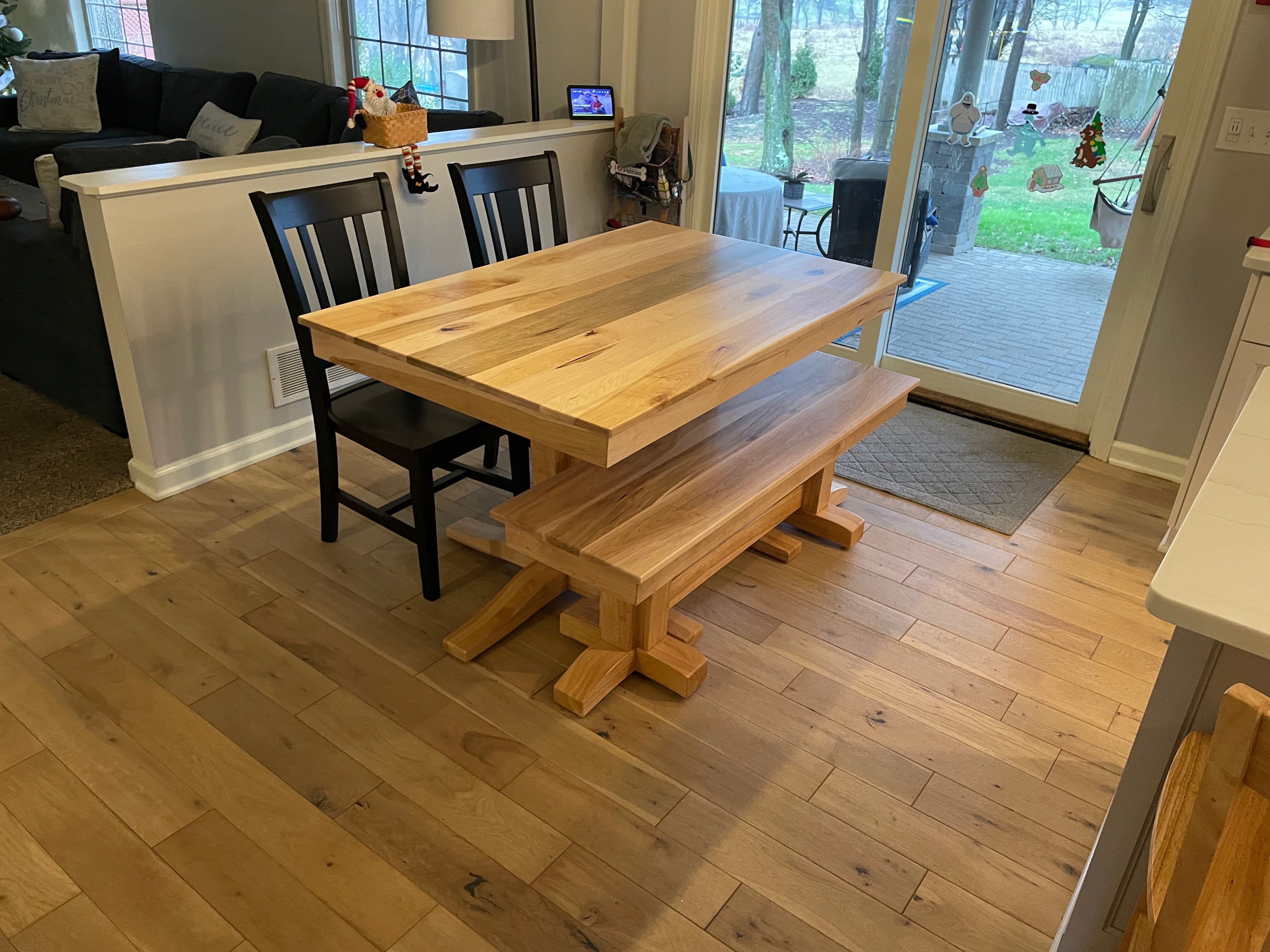 Terresa Style Leg Bench