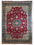 Vintage Kirman Persian Rug | 9’9” x 14’ | Thick Full-Pile Wool | Circa 1960 | K2029