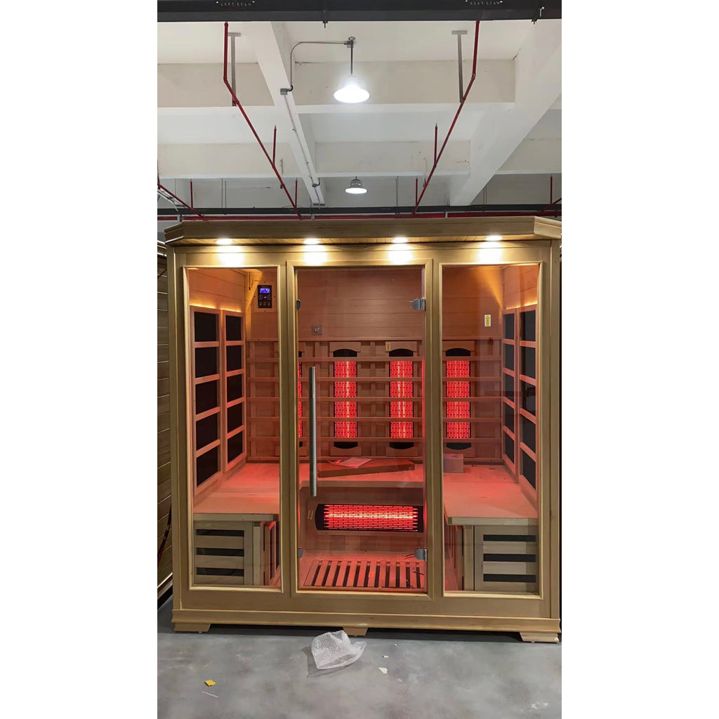SAUNA EVOLUTION®  Full Spectrum Indoor Solid Wood Sauna Far Infrared 11