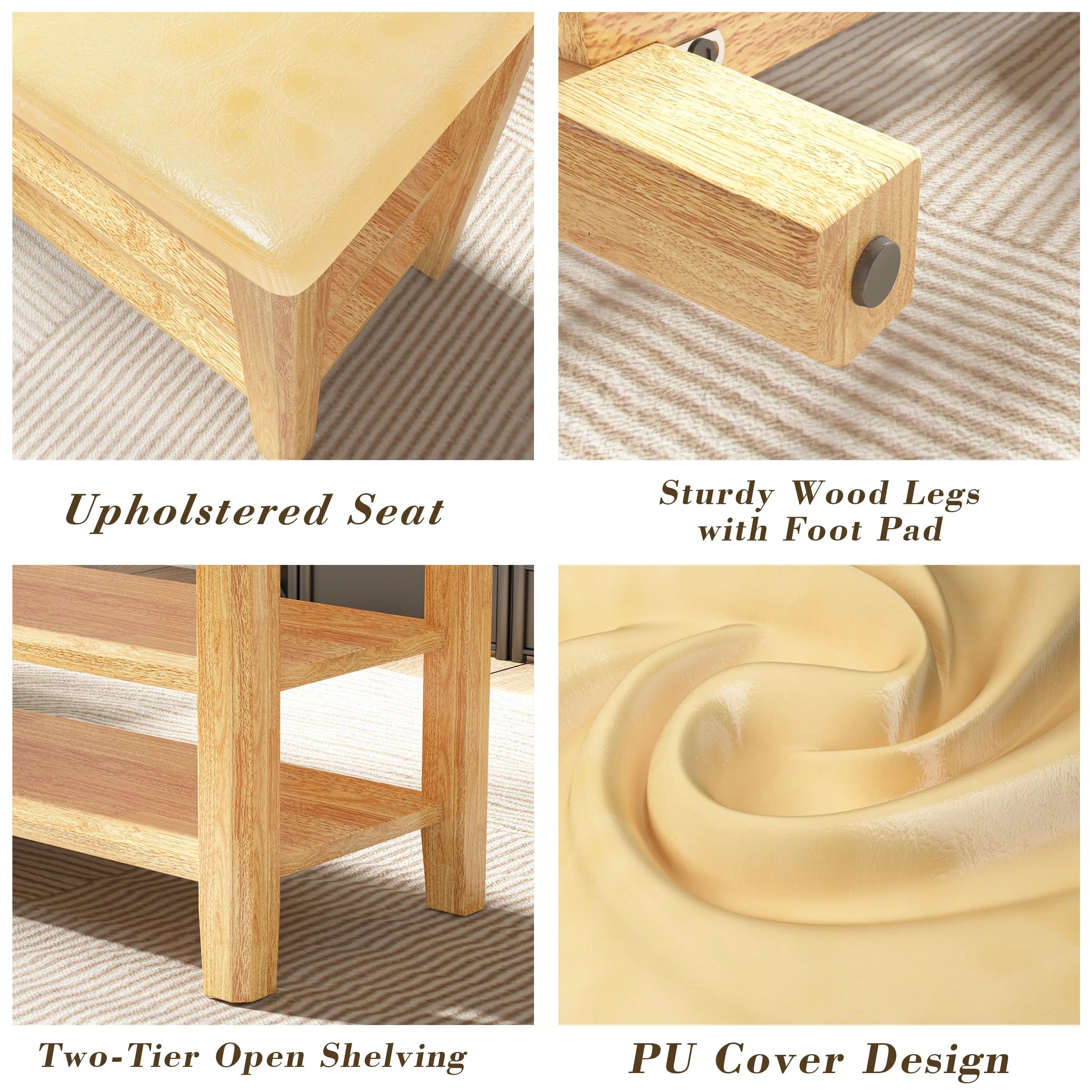 Featured Upholstered Storage Bench