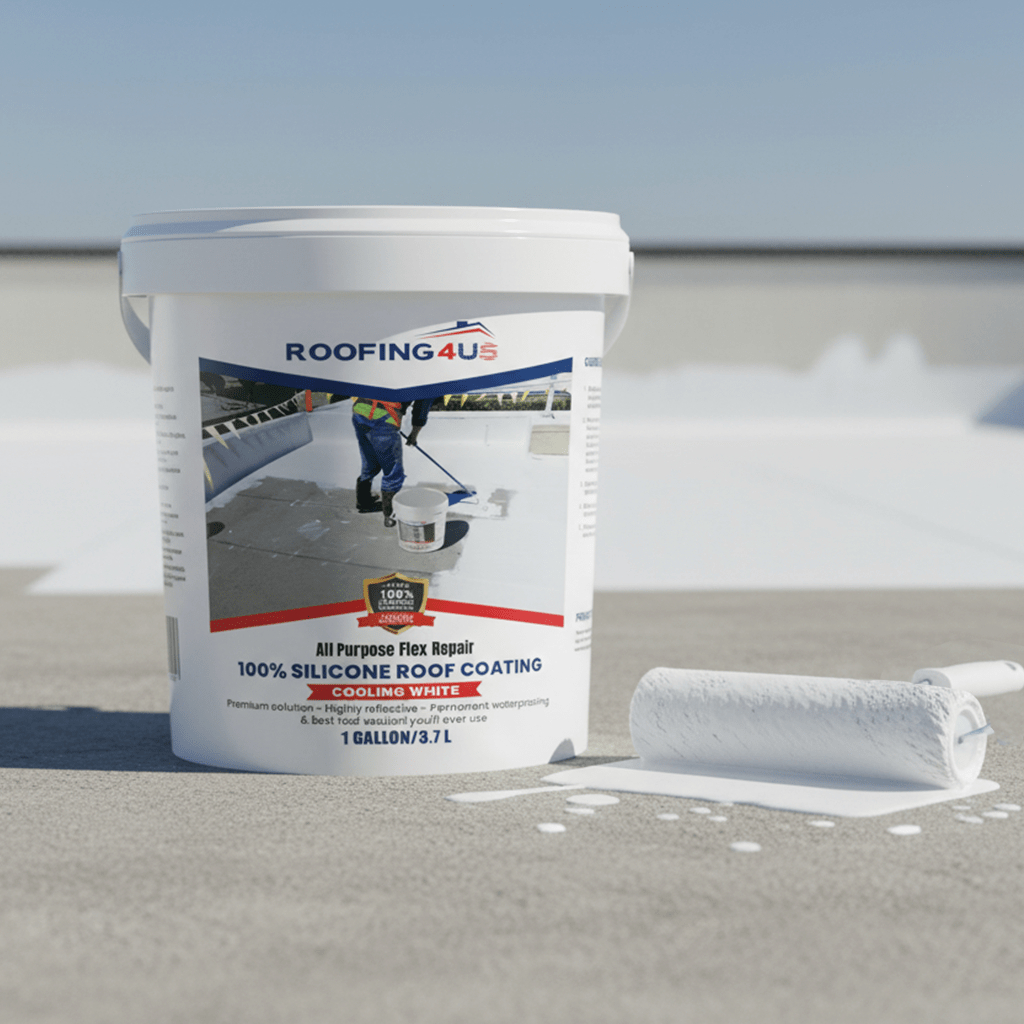 All Purpose Flex Repair 100% Silicone Roof Sealant - 1 Gallon