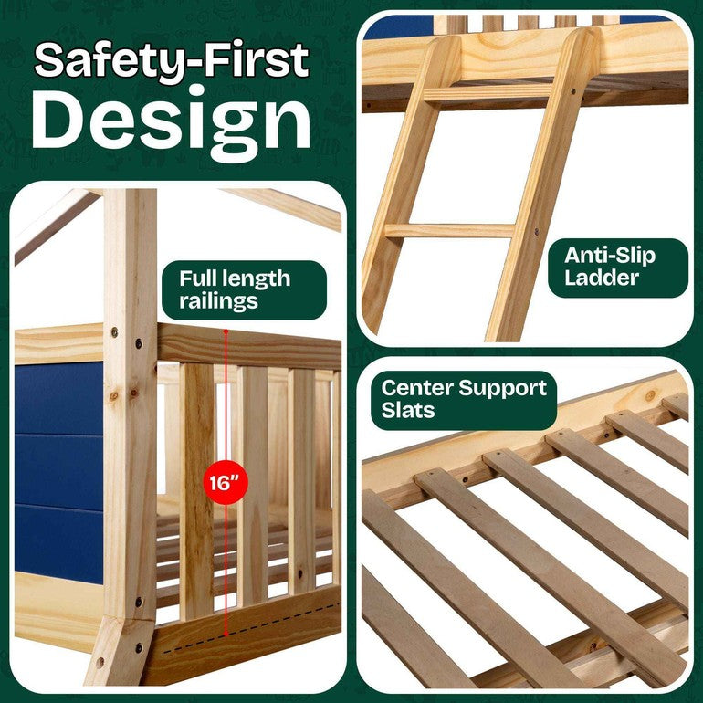 Treehouse Kid Bunk Bed for Fun and Adventure in Your Child's Room