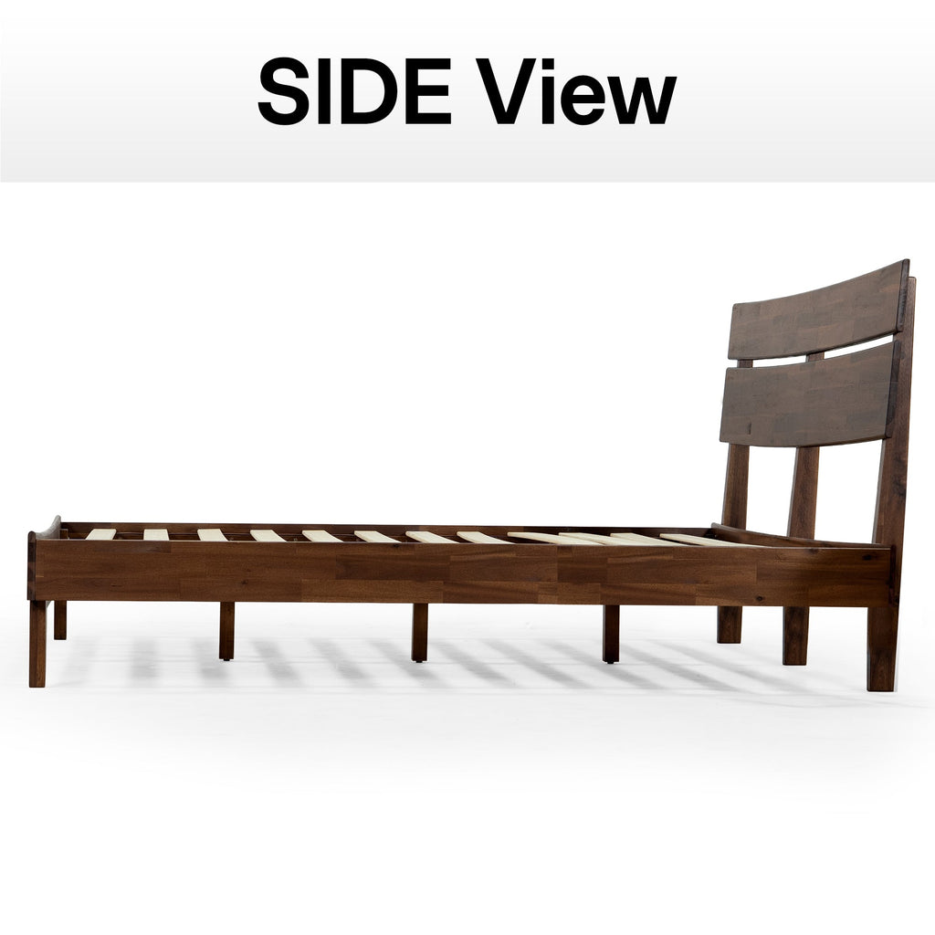 Acacia Solid Wood Bed Frame - Aurora Style for a Stylish Bedroom