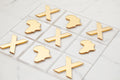 Africa Luxury Tic Tac Toe Game Board – Acrylic Coffee Table Décor