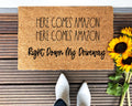 Here Comes Amazon Doormat