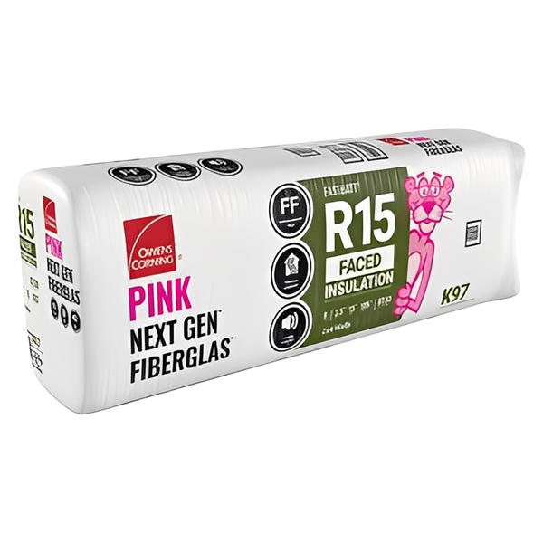 Owens Corning R-15 Kraft Faced Fiberglass Insulation FastBatts (All Sizes)