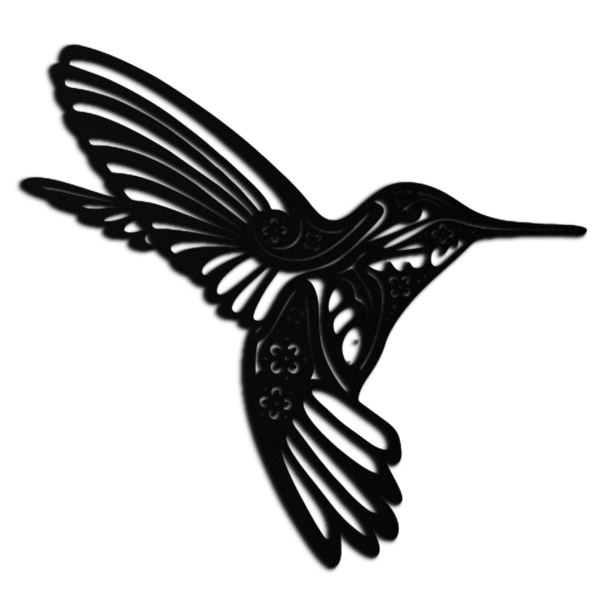 Hummingbird Metal Wall Art - Elegant Nature-Inspired Decor - KAF203